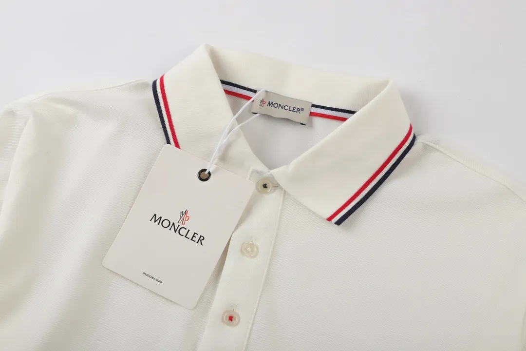 MONCLE *2024AW POLONew Arrival Classic Logo ， Classic ， ， 💯 ， ， 100% ， ：Black White Light Gray Dark Blue Size：M-XXL